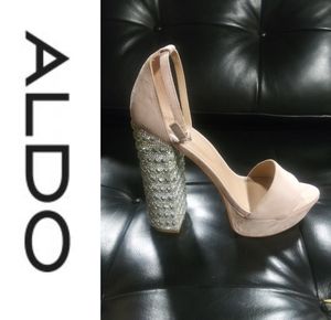 Aldo | Stunning Crystal Platform Heels